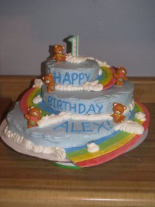 Alex's First Birthday Cake