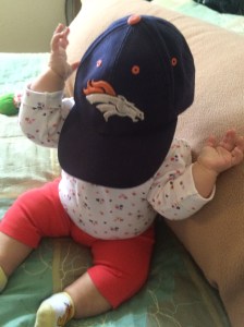 Our littlest Bronco fan!