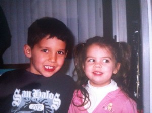 Natasha and cousin Jake 2006