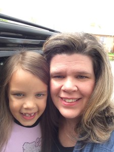 Alex and I on our way to a wedding shower.