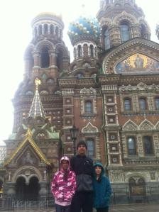 Their first day in St. Petersburg.