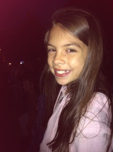 My sweet concert buddy!