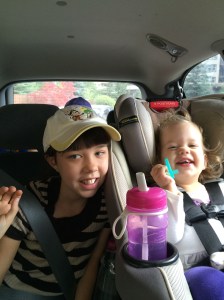 The drive up the mountain.