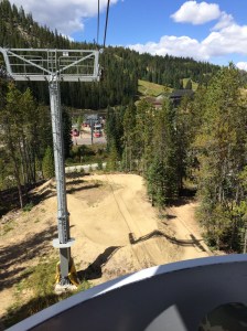 The view from the gondola.