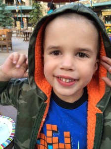 Jonathan eating Smores!