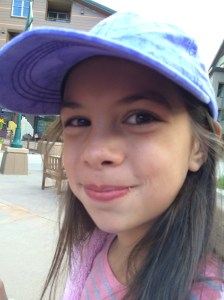 Natasha eating Smores!