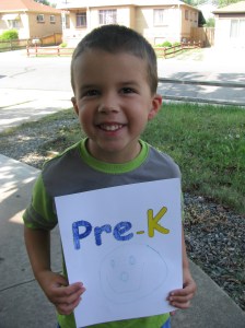 Jonathan 1st Day of School 2015