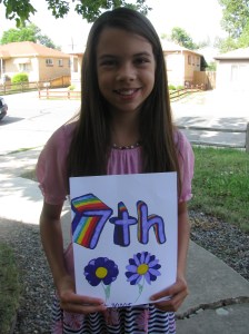 Natasha 1st Day of School 2015