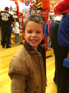 Jonathan at build a bear workshop.