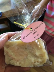 One of our homemade soaps.