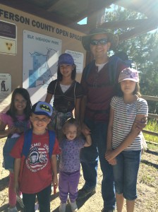Family hike at Elk Meadow in Evergreen, August 2016